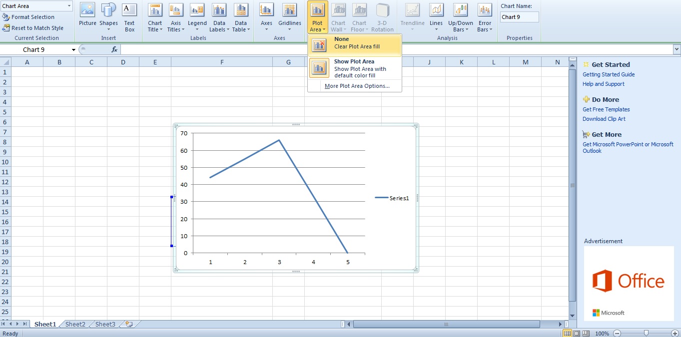 Plot Area In Excel And Google Spreadsheets