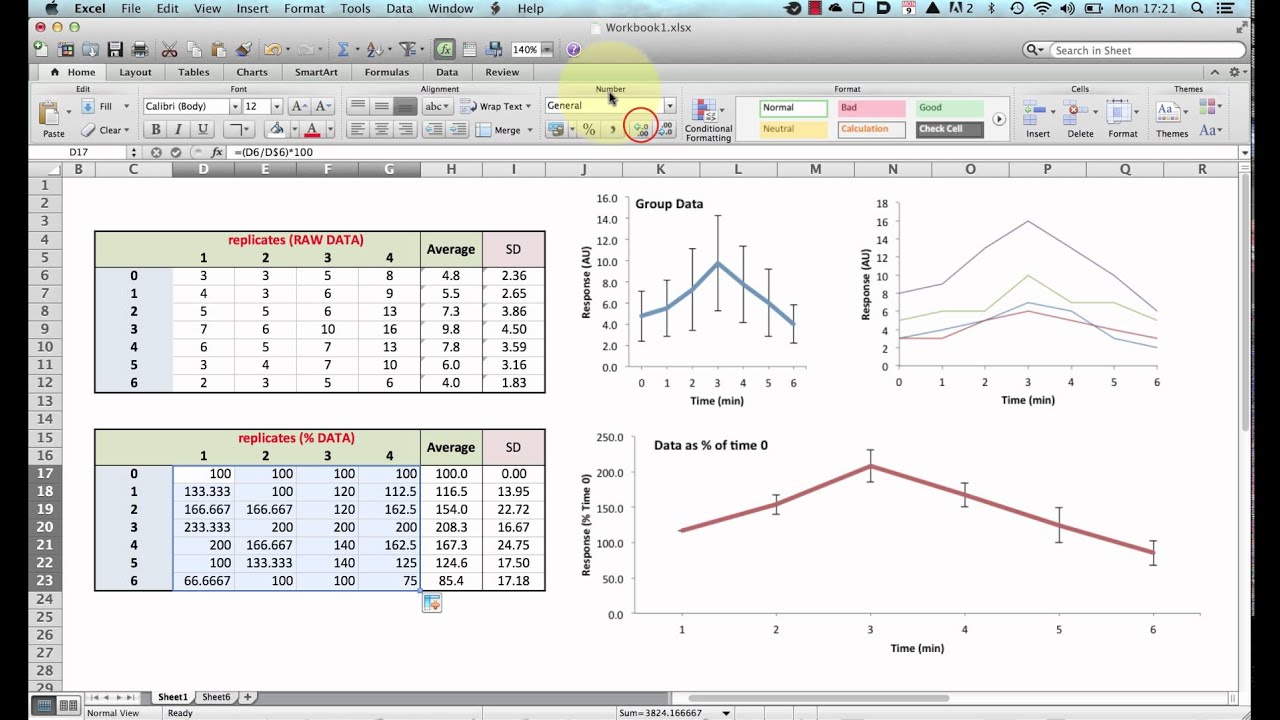 Plotting Graphs In Excel