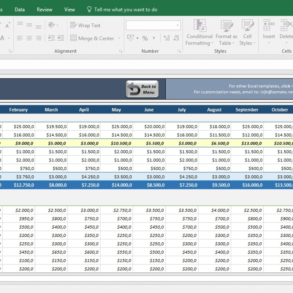 Profit Loss Excel Template