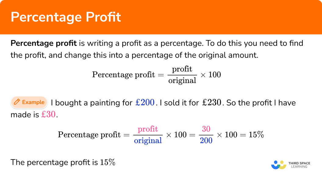 Profit Percentage Formula Examples With Excel Template