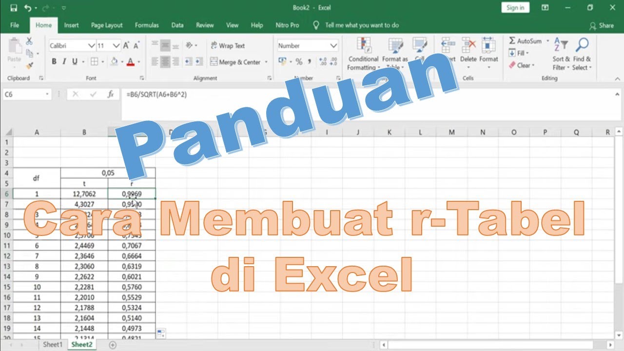 R Tabel Excel