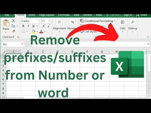 Remove Prefixes Or Suffixes In Excel Techlearning Hub Learn Excel