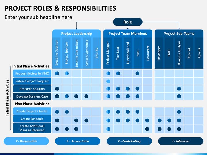 Roles And Responsibilities Template Project Management Project Management Templates Project