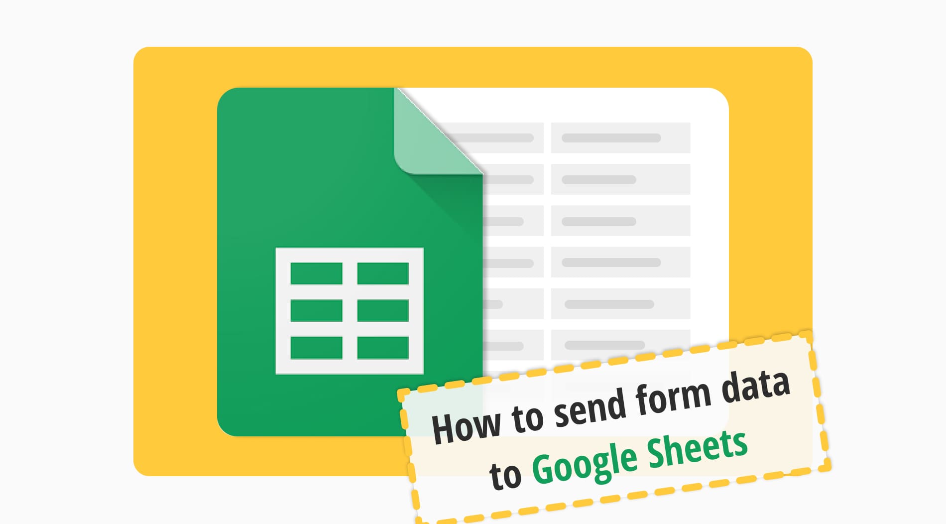 Send Form Data To Google Spreadsheet With Data Capture Google Forms