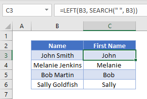 Separate First And Last Names In Google Sheets