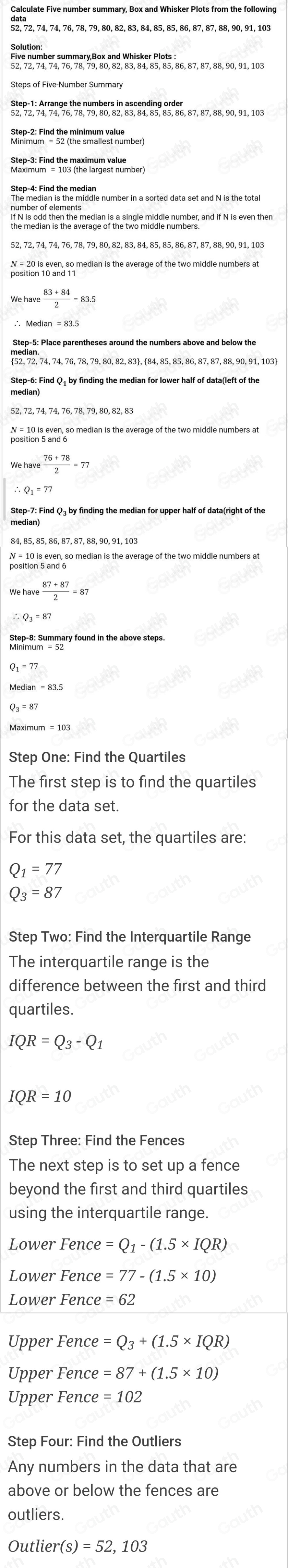 Separation In Front Of You Copy How To Find Iqr With Even Set Of Numbers Earth Joint Right