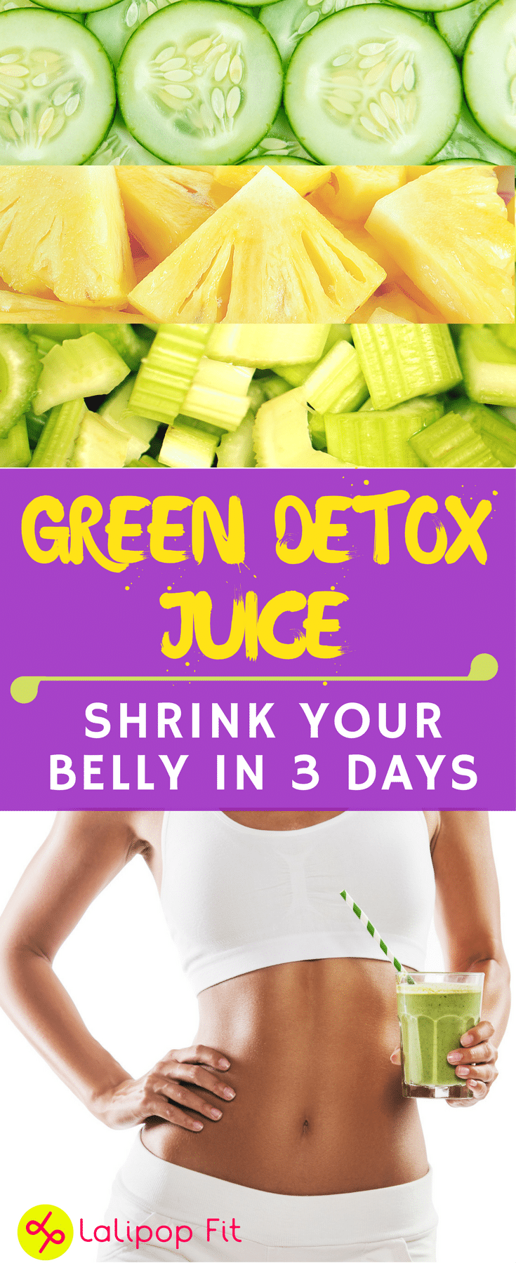 Shrink Your Bloated Belly In 3 Days Using This Green Detox Juice Simple To Make And Flushes