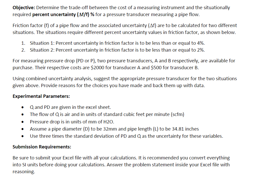 Solved Objective Determine The Trade Off Between The Cost Chegg Com