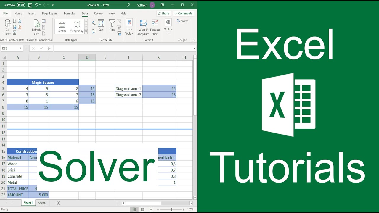 Solver In Excel Step By Step Tutorial Example How To Use