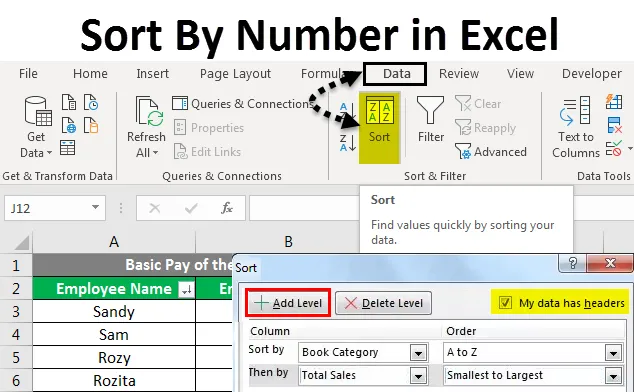 Sort By Number In Excel Step By Step Guide With Examples