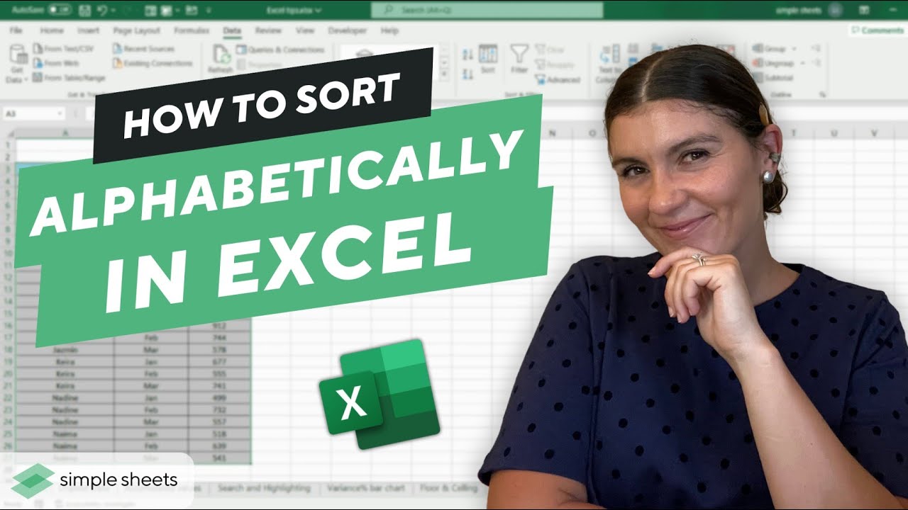 Sort Excel Alphabetically While Keeping Rows Intact Excel Tutorials Templates Amp Tools