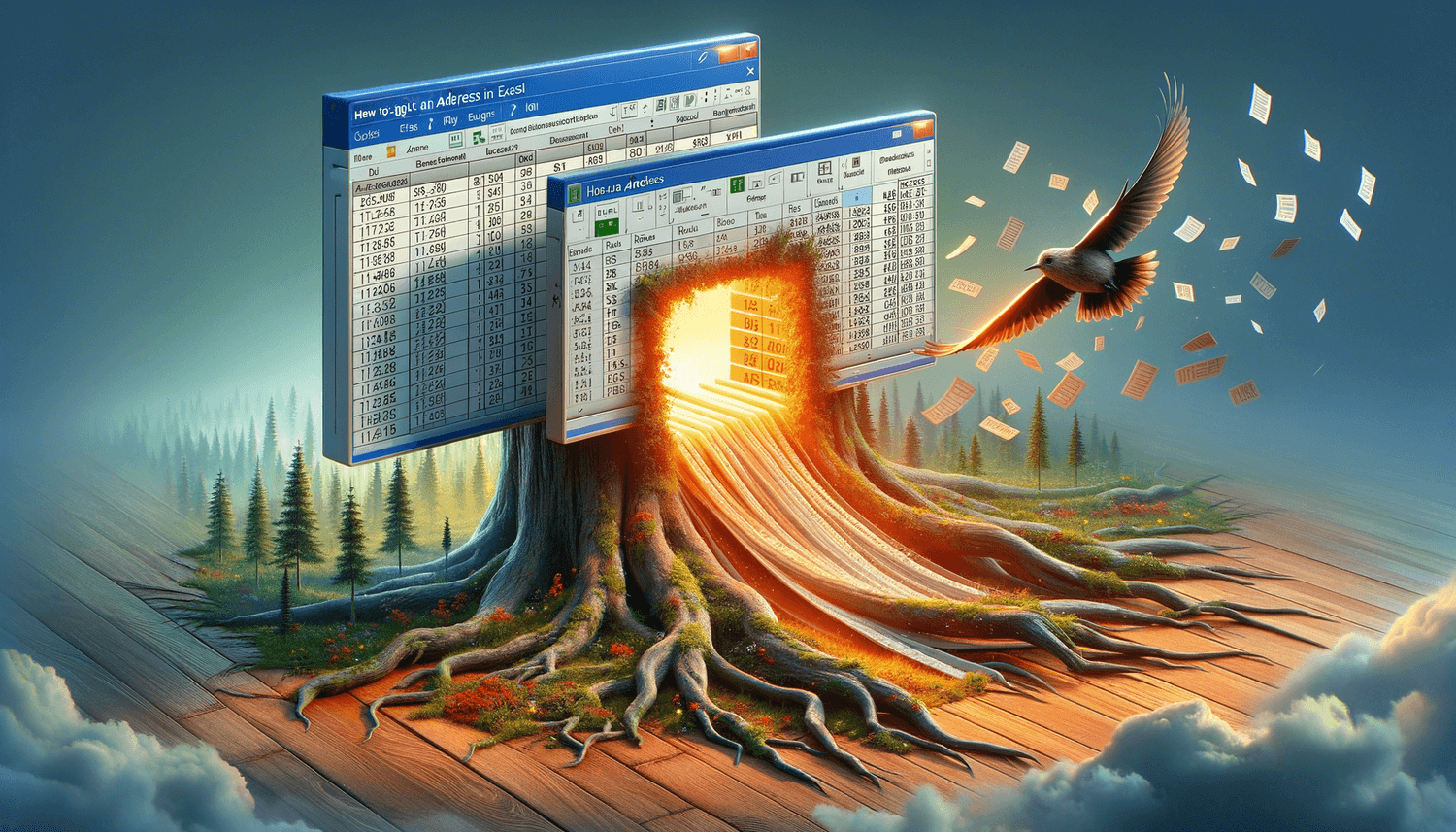 Split Address In Excel Formulas Or Quick Trick Shortcut