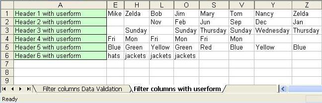 Tom S Tutorials For Excel Filtering Columns Microsoft Excel