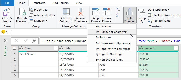 Transform Data With Excel Power Query Fm