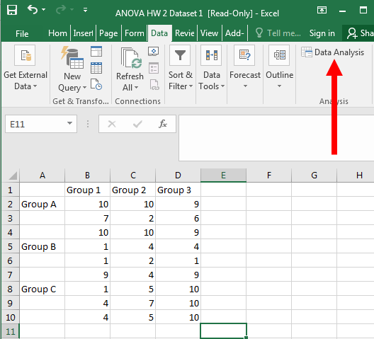 Two Way Anova In Excel Dr Matt C Howard