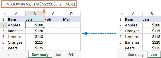 Vlookup Across Multiple Sheets In Excel With Examples