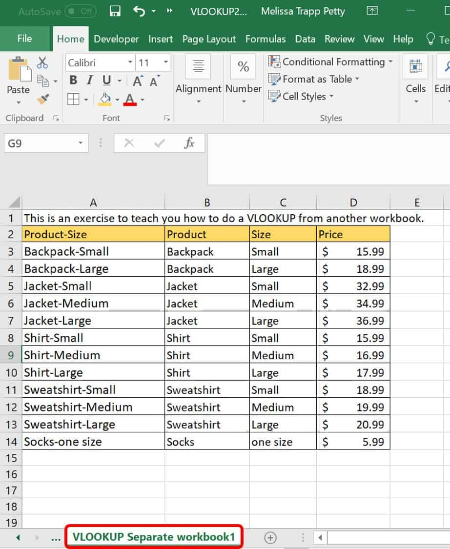 Vlookup In Excel 2007 With Multiple Worksheet Free Printable