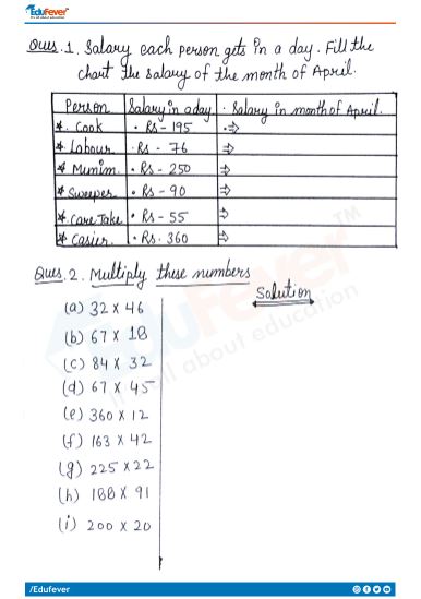 Ways To Multiply And Divide Class 5 Worksheets