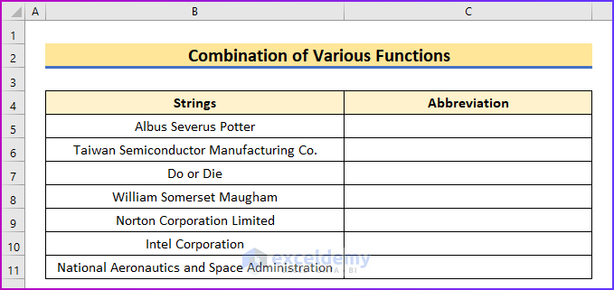 5 Abbreviations for Excel You Should Know