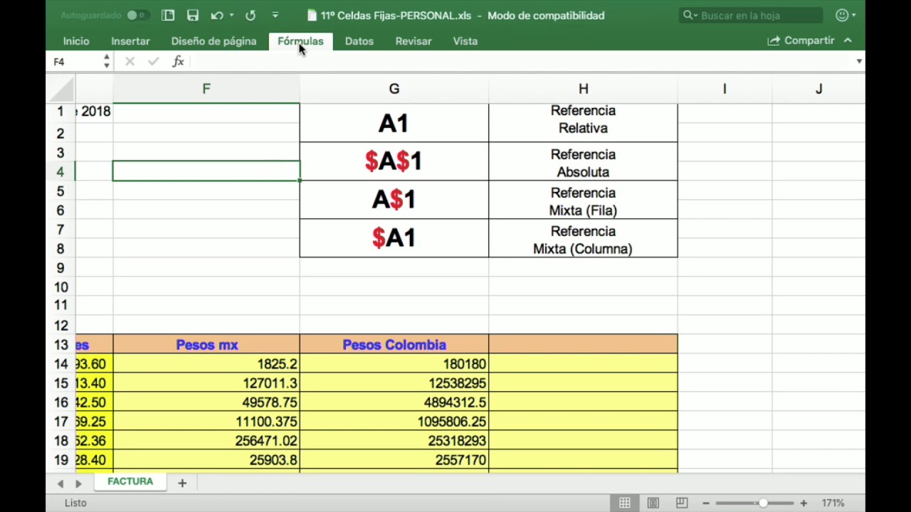 What Is F4 On Mac Excel Whichkop